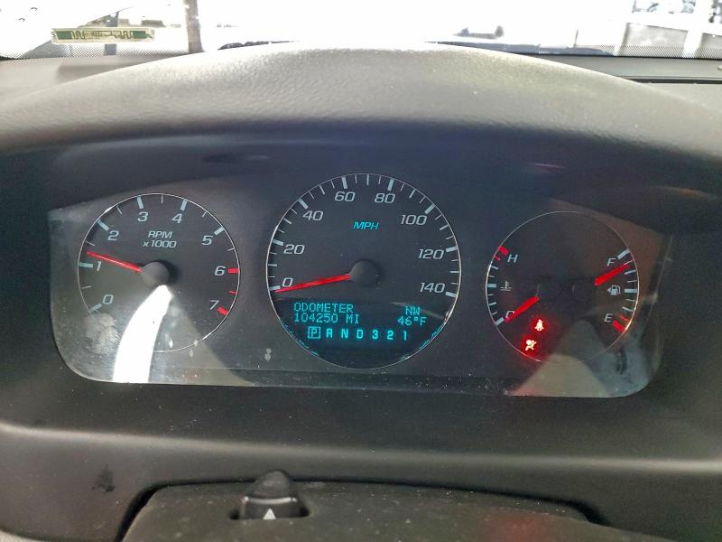 Photo 9 from auction – 2009 CHEVROLET IMPALA 2LT with VIN 2G1WC57M091112279