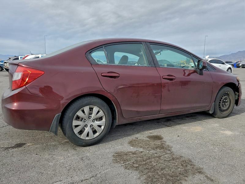 Photo 3 from auction – 2012 HONDA CIVIC LX with VIN 19XFB2F56CE033499