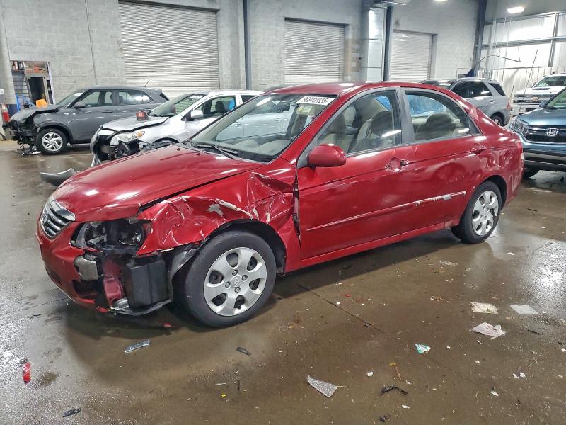 KIA SPECTRA EX 2009 with VIN KNAFE221295658347 - Photo from auction