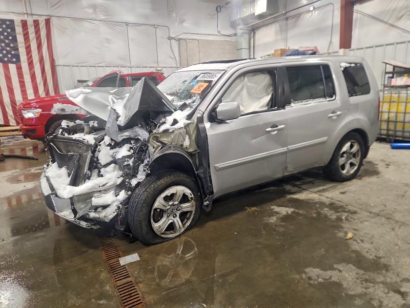 HONDA PILOT EXL 2012 with VIN 5FNYF4H52CB009961 - Photo from auction