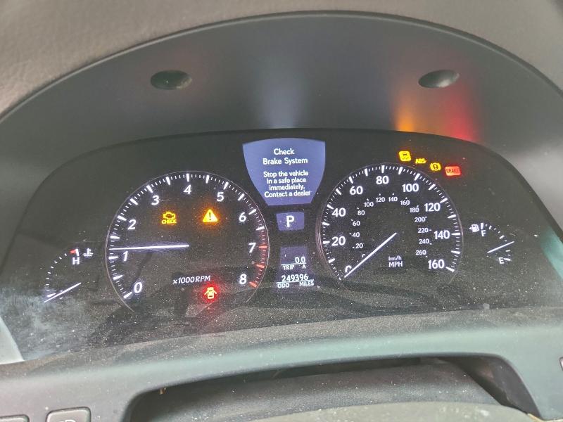 Photo 9 from auction – 2008 LEXUS LS with VIN JTHBL46F785081840