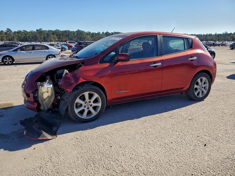 NISSAN LEAF S 2015 with VIN 1N4AZ0CP7FC314566 - Photo from auction