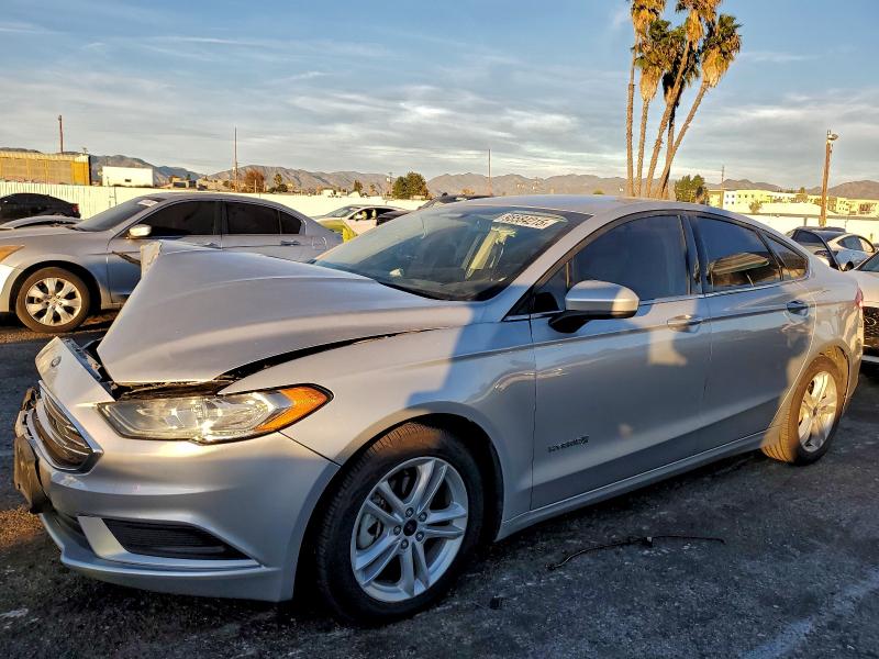 FORD FUSION SE 2018 with VIN 3FA6P0LU5JR197243 - Photo from auction