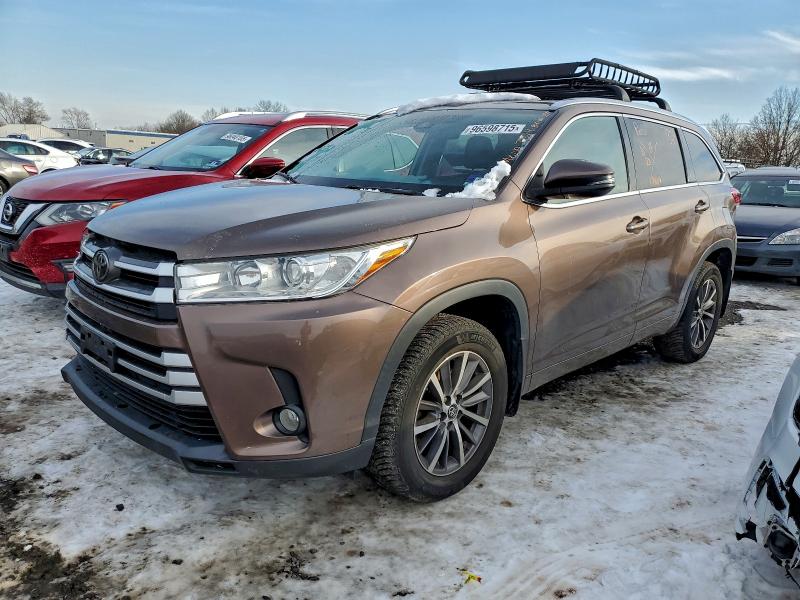 TOYOTA HIGHLANDER 2018 with VIN 5TDJZRFHXJS904187 - Photo from auction