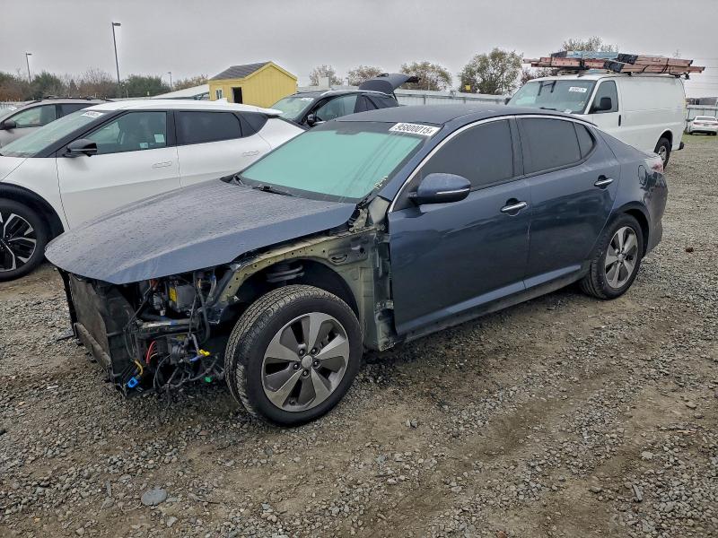 KIA OPTIMA HYB 2014 with VIN KNAGN4AD0E5071019 - Photo from auction