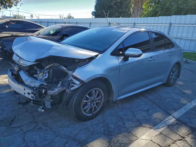 TOYOTA COROLLA LE 2021 with VIN JTDEAMDE5MJ006313 - Photo from auction