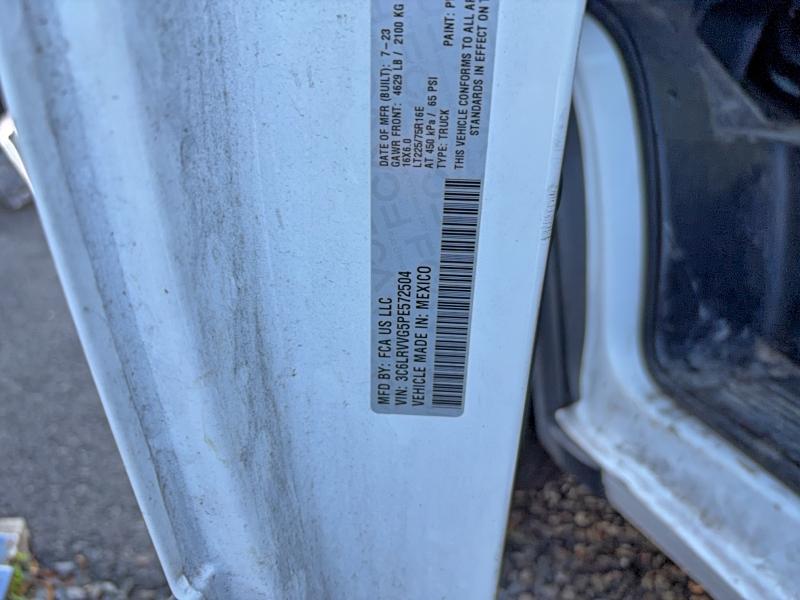 Photo 10 from auction – 2023 RAM PROMASTER with VIN 3C6LRVVG5PE572504