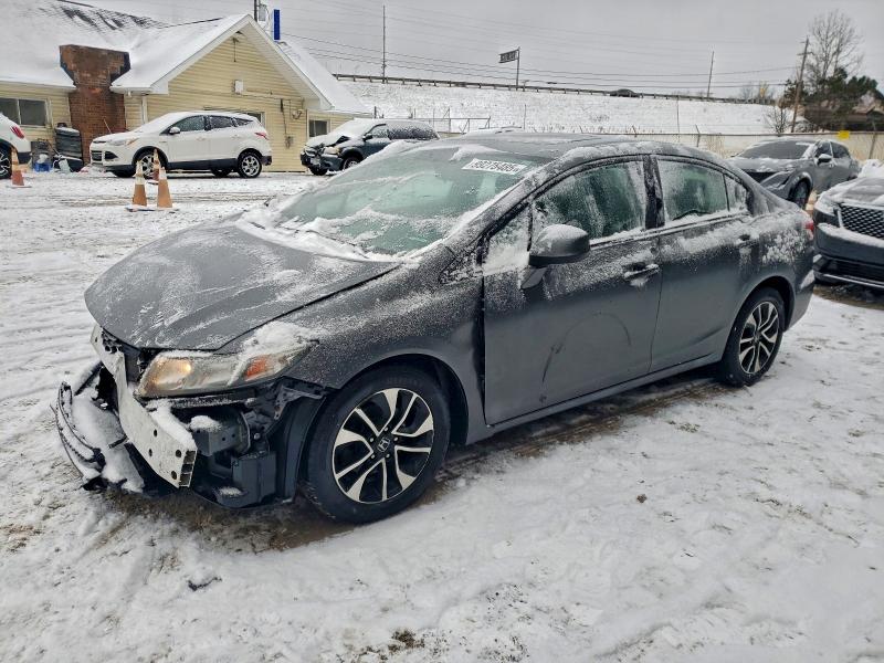 HONDA CIVIC EX 2013 with VIN 19XFB2F86DE056955 - Photo from auction