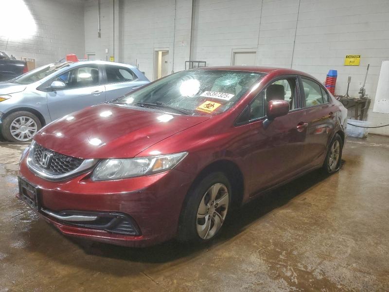 HONDA CIVIC LX 2014 with VIN 2HGFB2F55EH513378 - Photo from auction