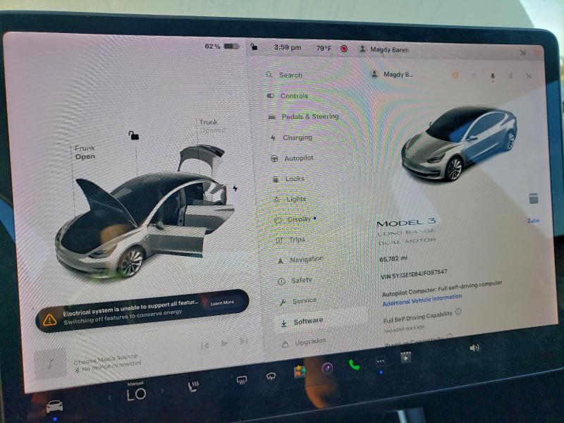 Photo 9 from auction – 2018 TESLA MODEL 3 with VIN 5YJ3E1EB4JF087547