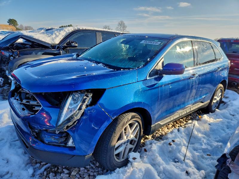 FORD EDGE SEL 2022 with VIN 2FMPK4J96NBA13611 - Photo from auction