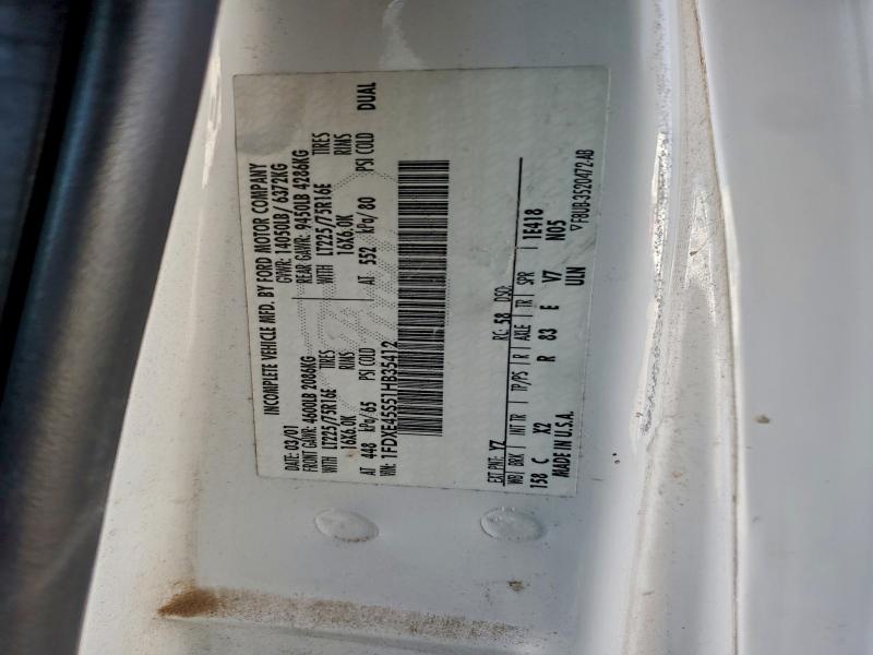 Foto 10 de la subasta – 2001 FORD ECONOLINE con VIN 1FDXE45S51HB35412