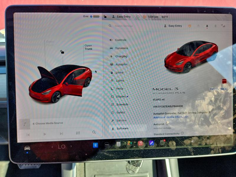 Photo 9 from auction – 2020 TESLA MODEL 3 with VIN 5YJ3E1EA6LF644436