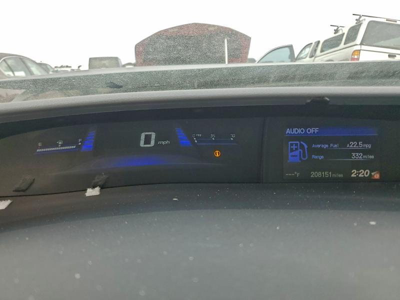 Photo 9 from auction – 2013 HONDA CIVIC EX with VIN 19XFB2F89DE239069
