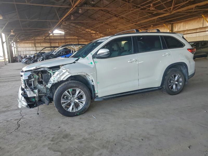 TOYOTA HIGHLANDER 2015 with VIN 5TDKKRFH4FS093020 - Photo from auction