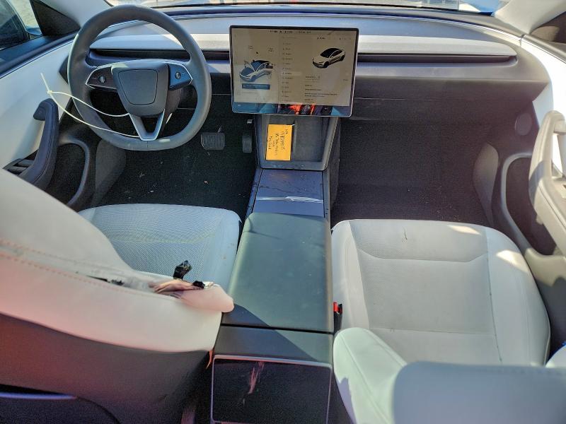 Photo 8 from auction – 2025 TESLA MODEL 3 with VIN 5YJ3E1EB9SF952644