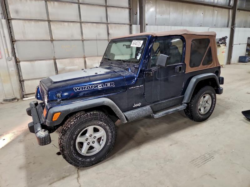 JEEP WRANGLER / 2001 with VIN 1J4FA49S91P341578 - Photo from auction