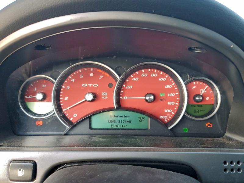 Photo 9 from auction – 2006 PONTIAC GTO with VIN 6G2VX12U26L559944
