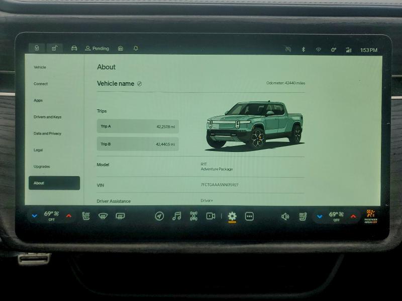 Photo 9 from auction – 2022 RIVIAN R1T ADVENT with VIN 7FCTGAAA5NN015927