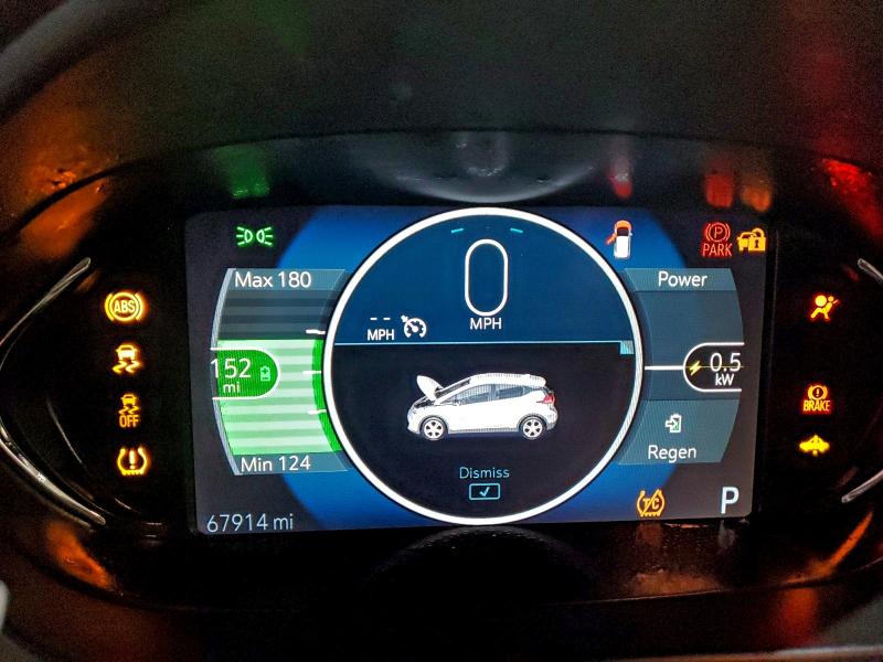 Photo 9 from auction – 2017 CHEVROLET BOLT EV PR with VIN 1G1FX6S06H4148382
