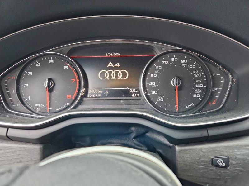 Photo 9 from auction – 2019 AUDI A4 PREMIUM with VIN WAUGMAF41KN020893