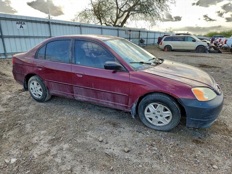 Photo 4 from auction – 2003 HONDA CIVIC LX with VIN 1HGES16563L003644