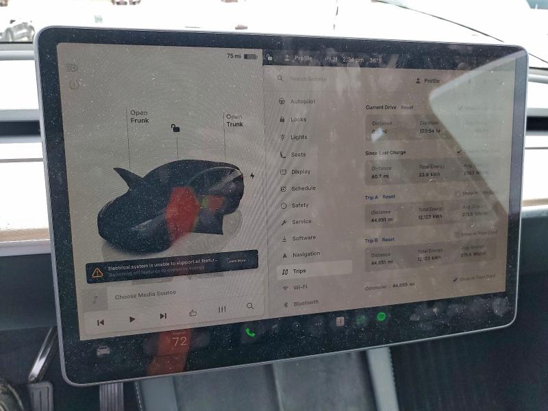 Photo 9 from auction – 2023 TESLA MODEL Y with VIN 7SAYGAEE3PF764416