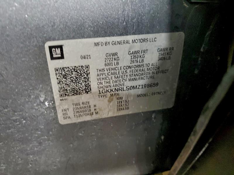 Photo 14 from auction – 2021 GMC ACADIA SLE with VIN 1GKKNRLS0MZ198659
