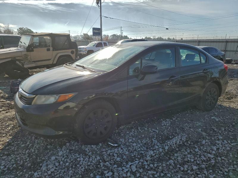HONDA CIVIC LX 2012 with VIN 19XFB2F52CE081081 - Photo from auction