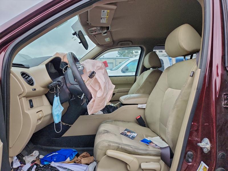 Photo 7 from auction – 2015 HONDA PILOT LX with VIN 5FNYF4H21FB009587