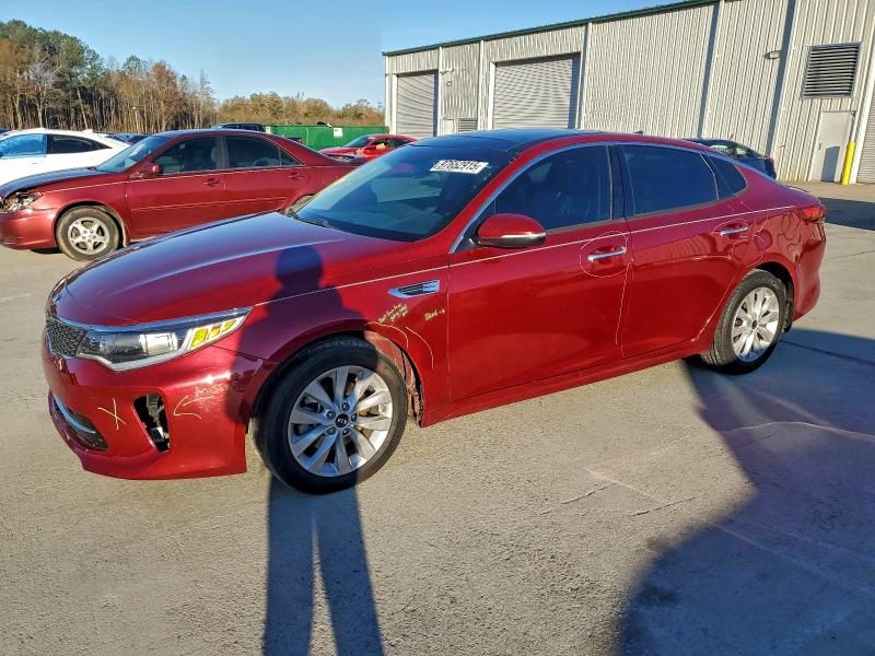 KIA OPTIMA LX 2018 with VIN 5XXGT4L35JG239689 - Photo from auction
