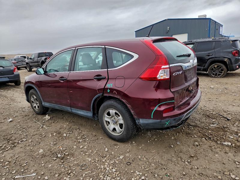 Photo 2 from auction – 2015 HONDA CR-V LX with VIN 2HKRM3H33FH538585