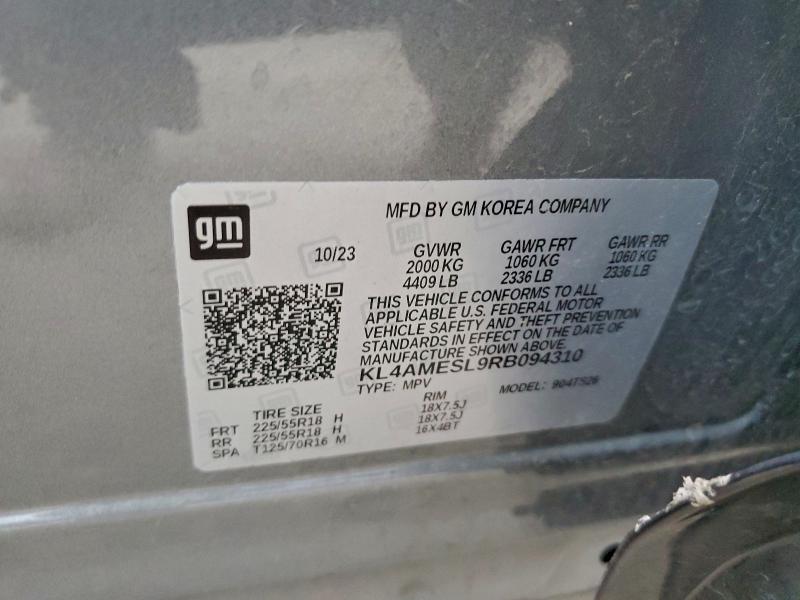 Photo 14 from auction – 2024 BUICK ENCORE GX with VIN KL4AMESL9RB094310