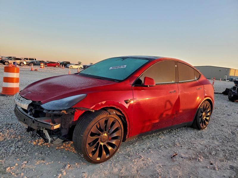 TESLA MODEL Y 2022 with VIN 7SAYGDEF6NF496646 - Photo from auction