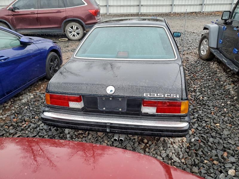 Photo 6 from auction – 1987 BMW 635 CSI AU with VIN WBAEC8405H0614606