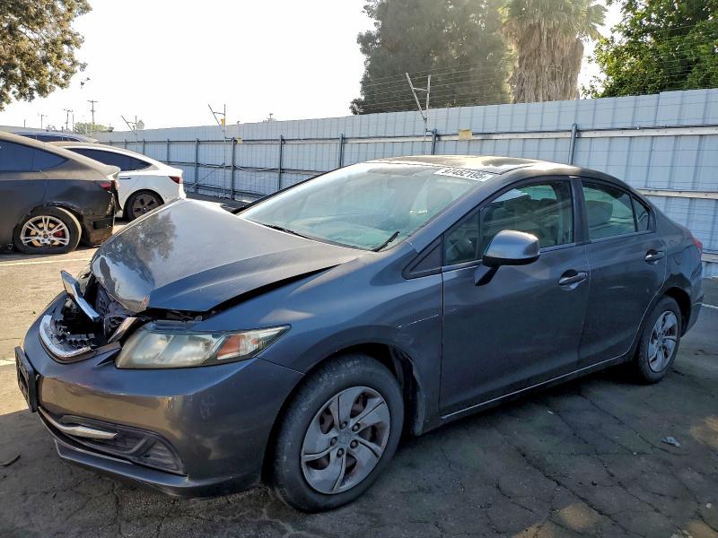 Photo 1 from auction – 2013 HONDA CIVIC LX with VIN 19XFB2F56DE215432