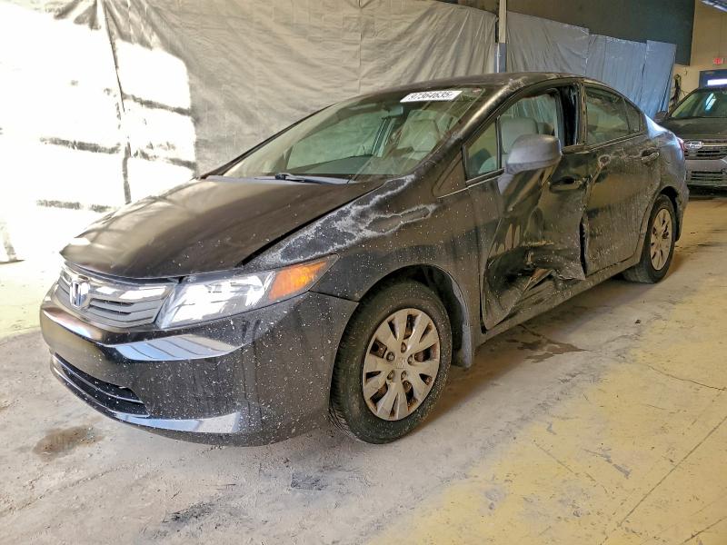 HONDA CIVIC LX 2012 with VIN 2HGFB2F53CH605411 - Photo from auction