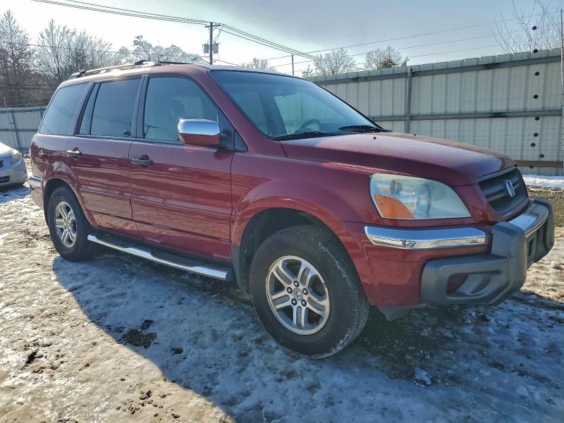 Photo 4 from auction – 2005 HONDA PILOT EXL with VIN 5FNYF18575B033383