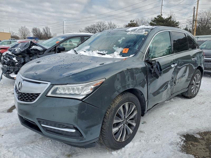 Photo 1 from auction – 2016 ACURA MDX TECHNO with VIN 5FRYD4H42GB019858