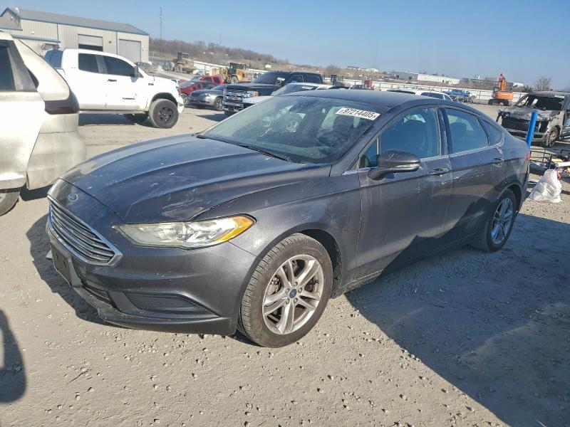 FORD FUSION SE 2018 with VIN 3FA6P0HD7JR281850 - Photo from auction