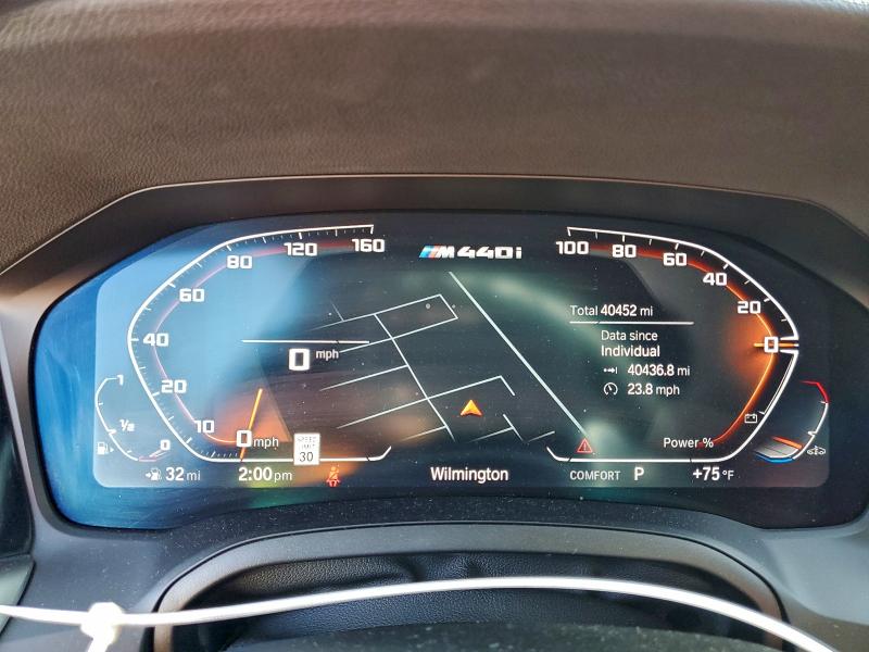 Photo 9 from auction – 2022 BMW M440XI GRA with VIN WBA13AW07NFM21708