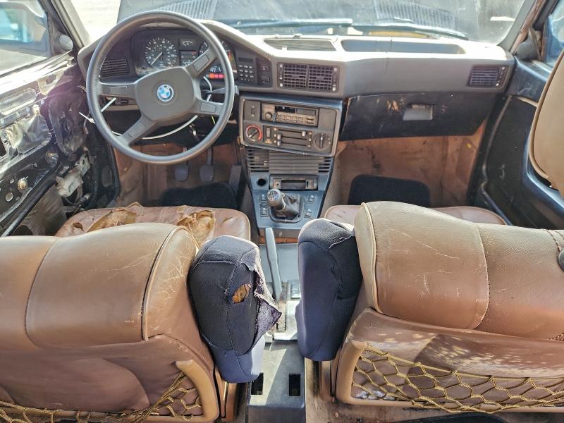 Photo 8 from auction – 1988 BMW 528 E with VIN WBADK7300J9832559
