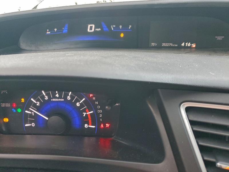 Photo 9 from auction – 2013 HONDA CIVIC LX with VIN 19XFB2F59DE241801