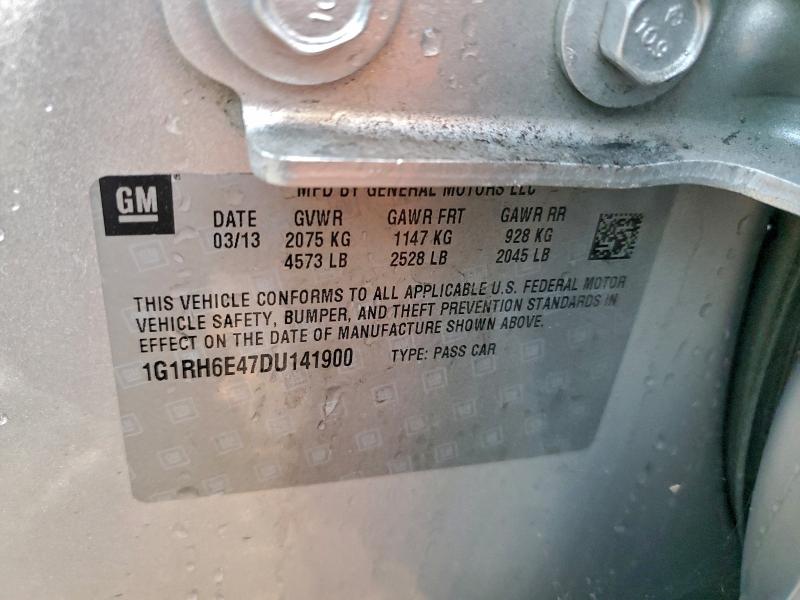 Photo 14 from auction – 2013 CHEVROLET VOLT with VIN 1G1RH6E47DU141900