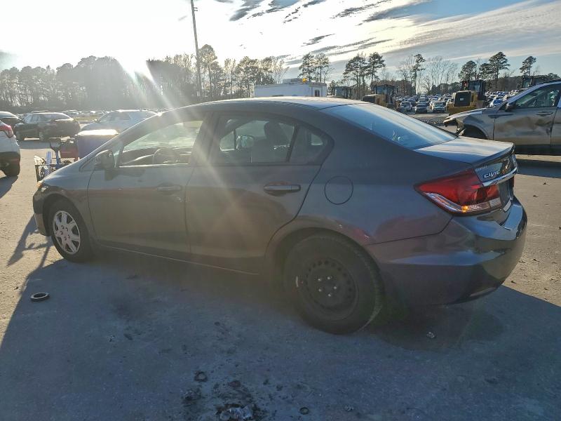 Photo 2 from auction – 2013 HONDA CIVIC LX with VIN 2HGFB2F58DH560175