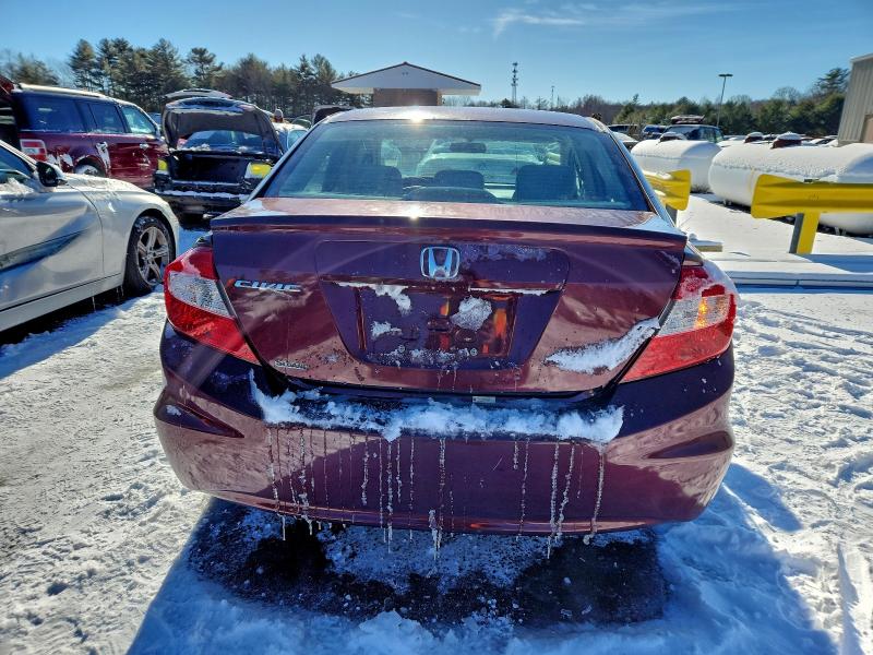 Photo 6 from auction – 2012 HONDA CIVIC EX with VIN 19XFB2F80CE334246