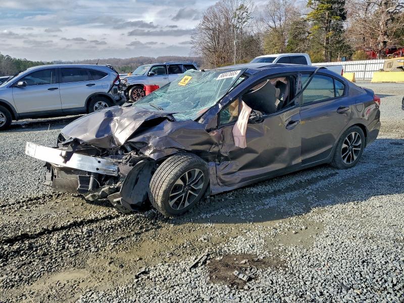 HONDA CIVIC EX 2015 with VIN 19XFB2F81FE037684 - Photo from auction