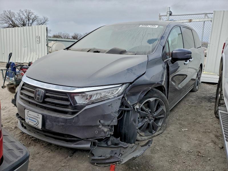 HONDA ODYSSEY 2023 with VIN 5FNRL6H99PB050282 - Photo from auction
