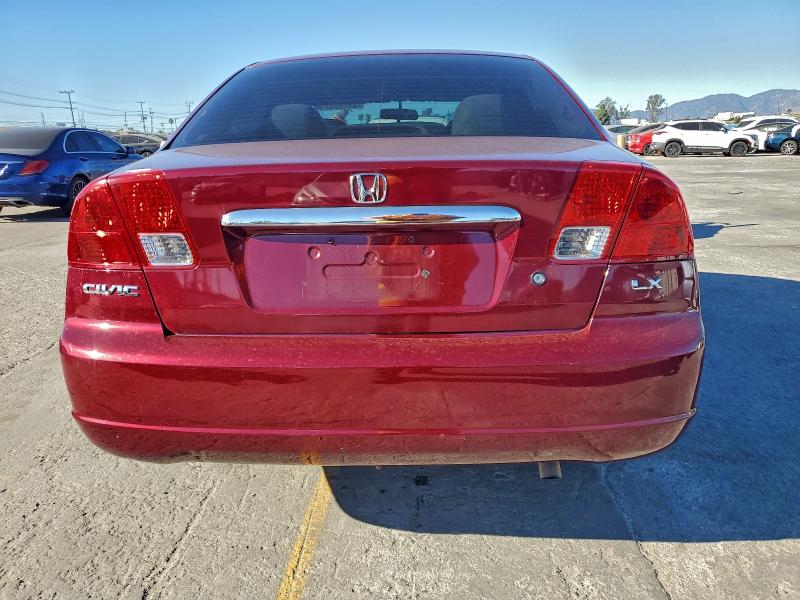 Photo 6 from auction – 2003 HONDA CIVIC LX with VIN 2HGES16593H596199