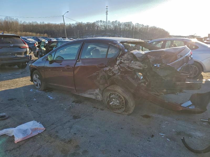 Photo 2 from auction – 2013 HONDA CIVIC with VIN 2HGFB2F50DH594434
